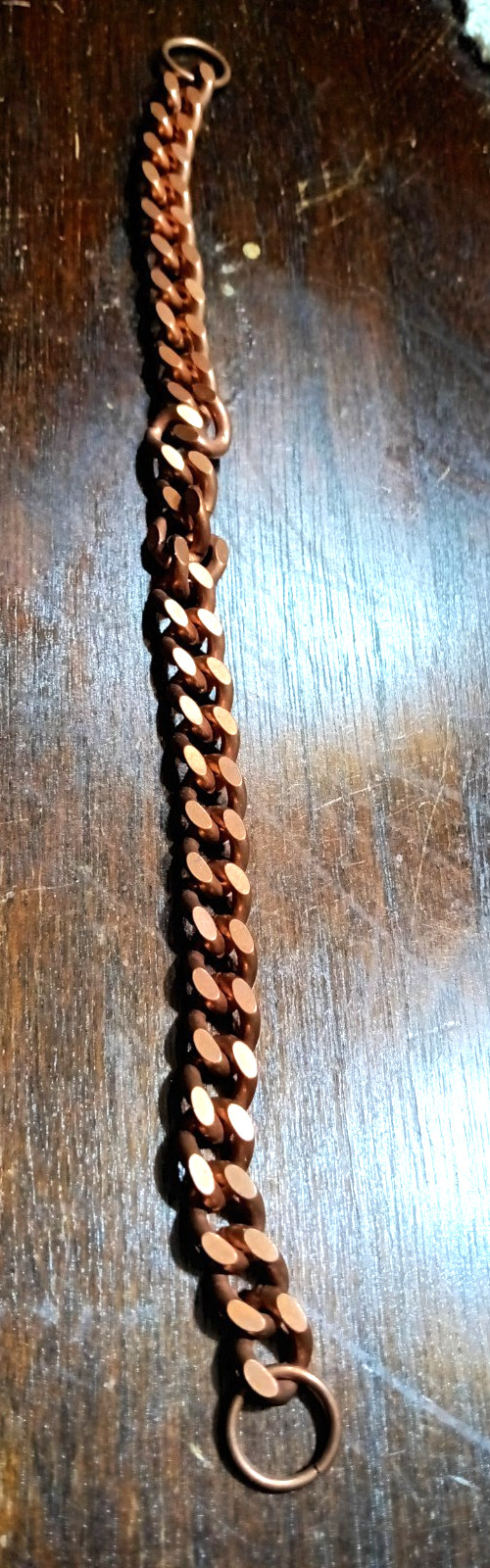 Copper Curb Link Chain 7″ 20 Grams