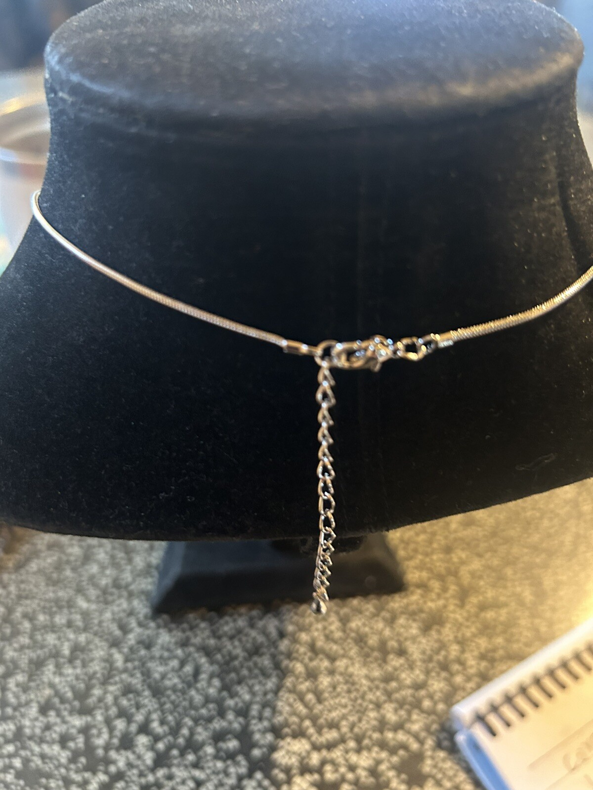 SILVER PLATED 3D INITIAL LETTER “A” Necklace,16 Inches Long, Pendant 1 3/4 X 1