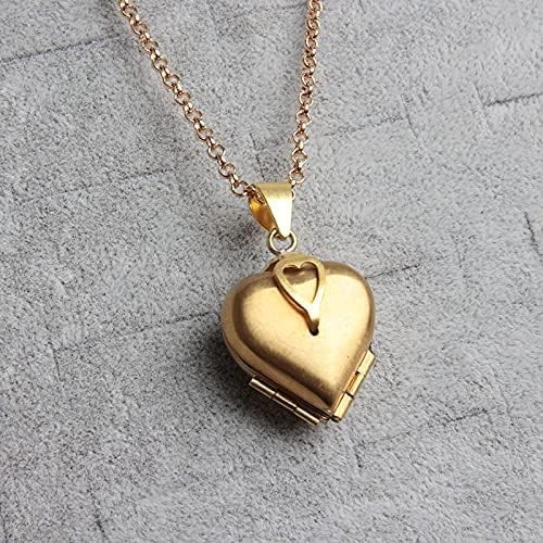 1Pcs Gostear Cute Four Leaf Clover Love Heart Pendant Photo Locket Necklace That