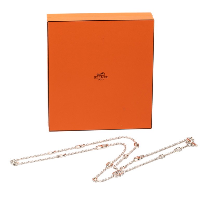 HERMES Chaine d’Ancre Farandole 120 Long Necklace Women 【Used】