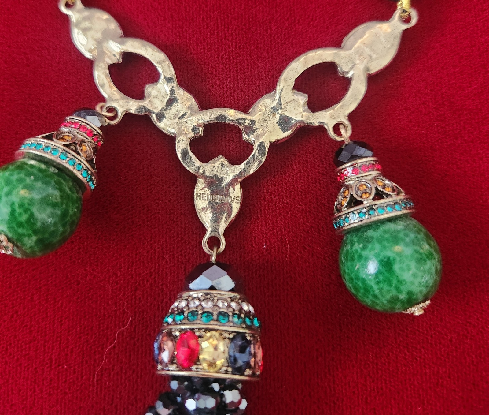 Heidi Daus Inspired Oriental Style Tassel Necklace