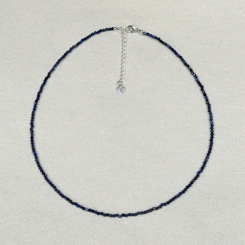 Lapis Lazuli Choker Dainty Blue Gemstone Necklace Healing Women Jewelry Gifts