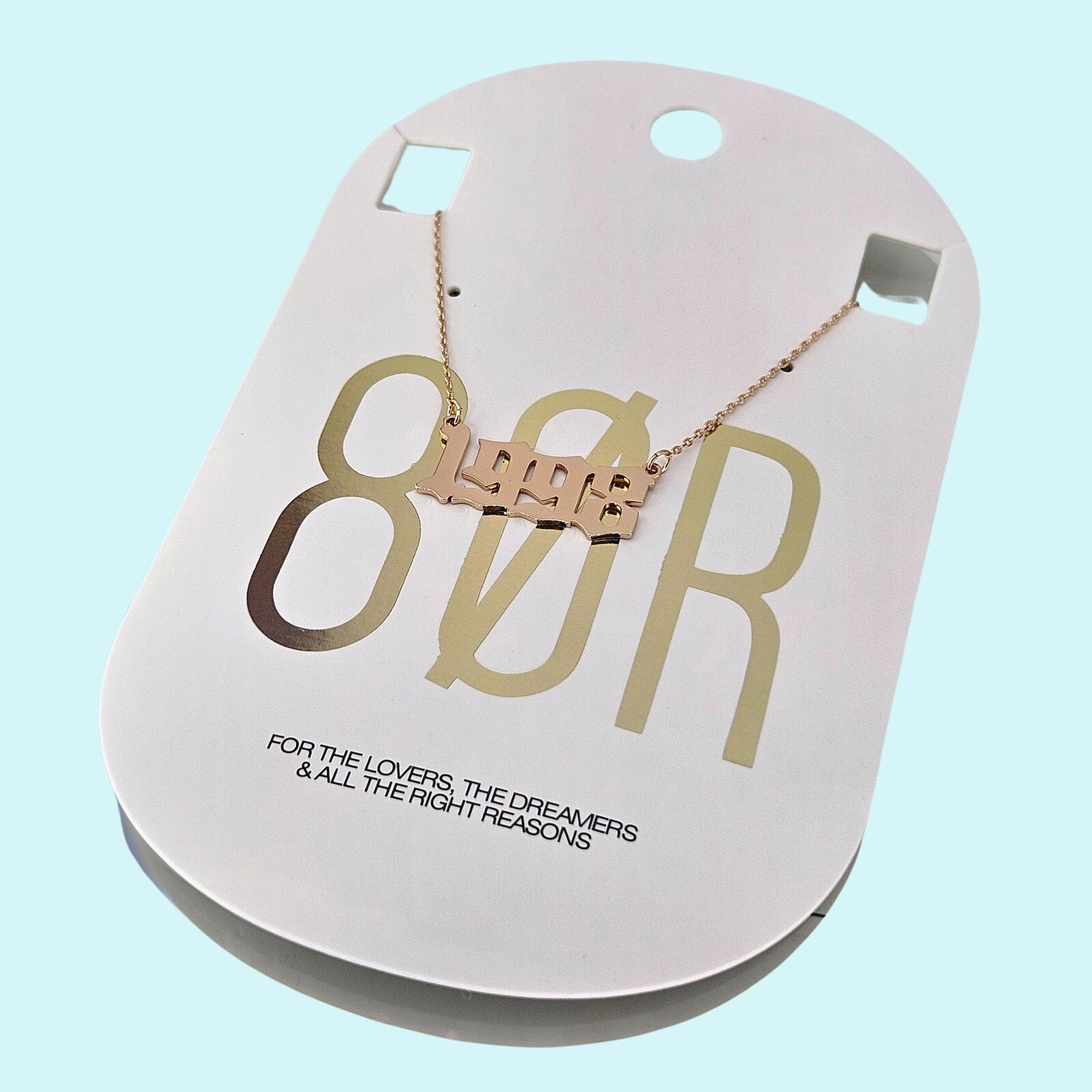 8 Other Reasons Necklace Gold Tone 1998 Birth Year Birthday Minimalist Gift!