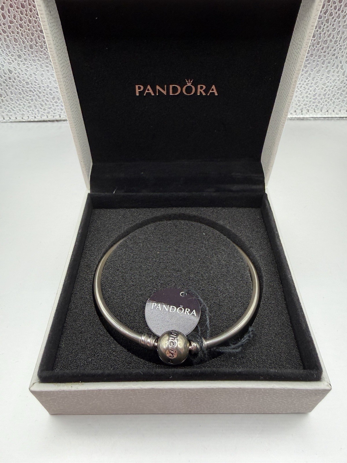 Pandora One In A Million Bangle Bracelet. Brand New Never Worn Size 7.5. Inches
