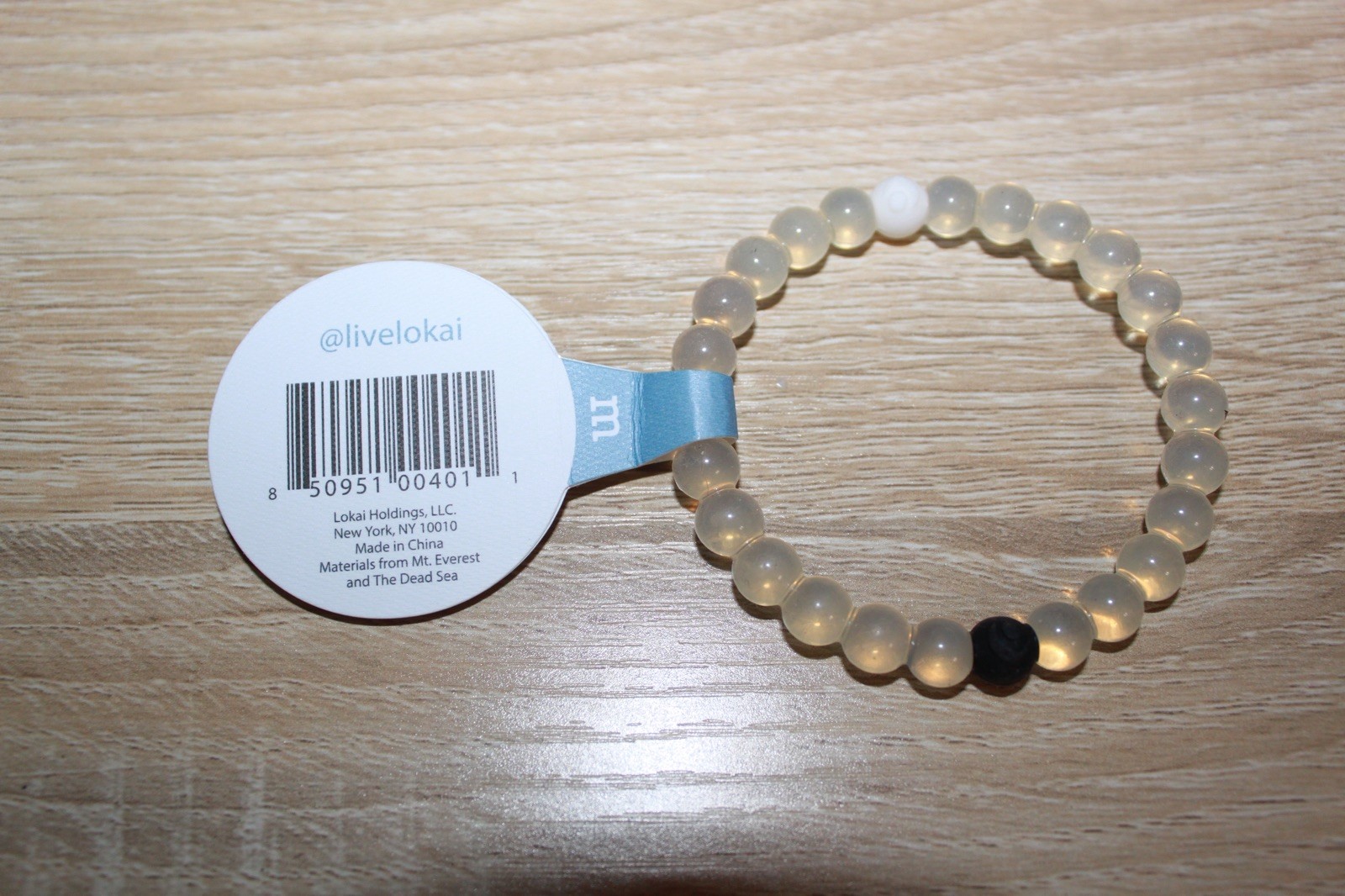Lokai Bracelet Clear Medium New With Tags