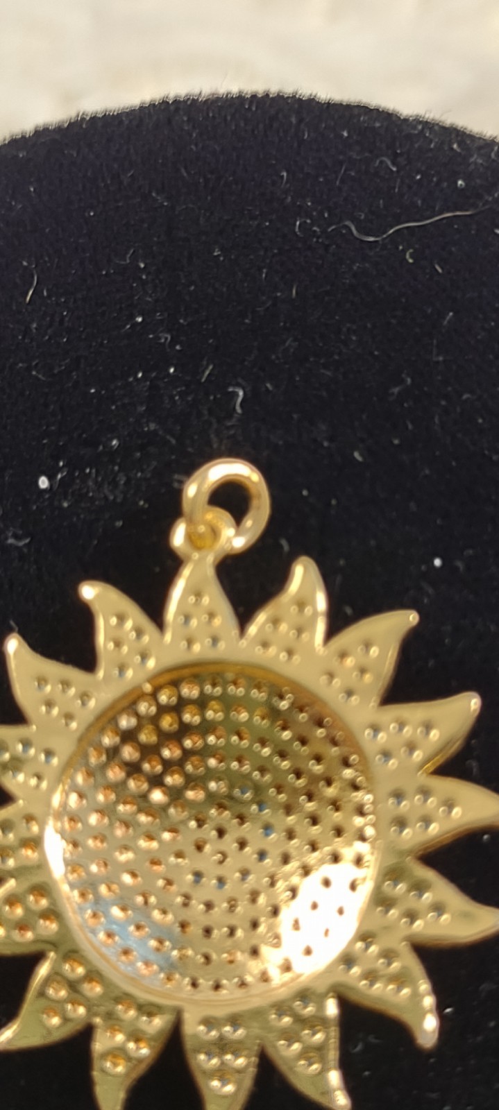 Evil Eye Celestial Pendant Sun Charm Greek Turkish Micro Pave Charm Rhinestone