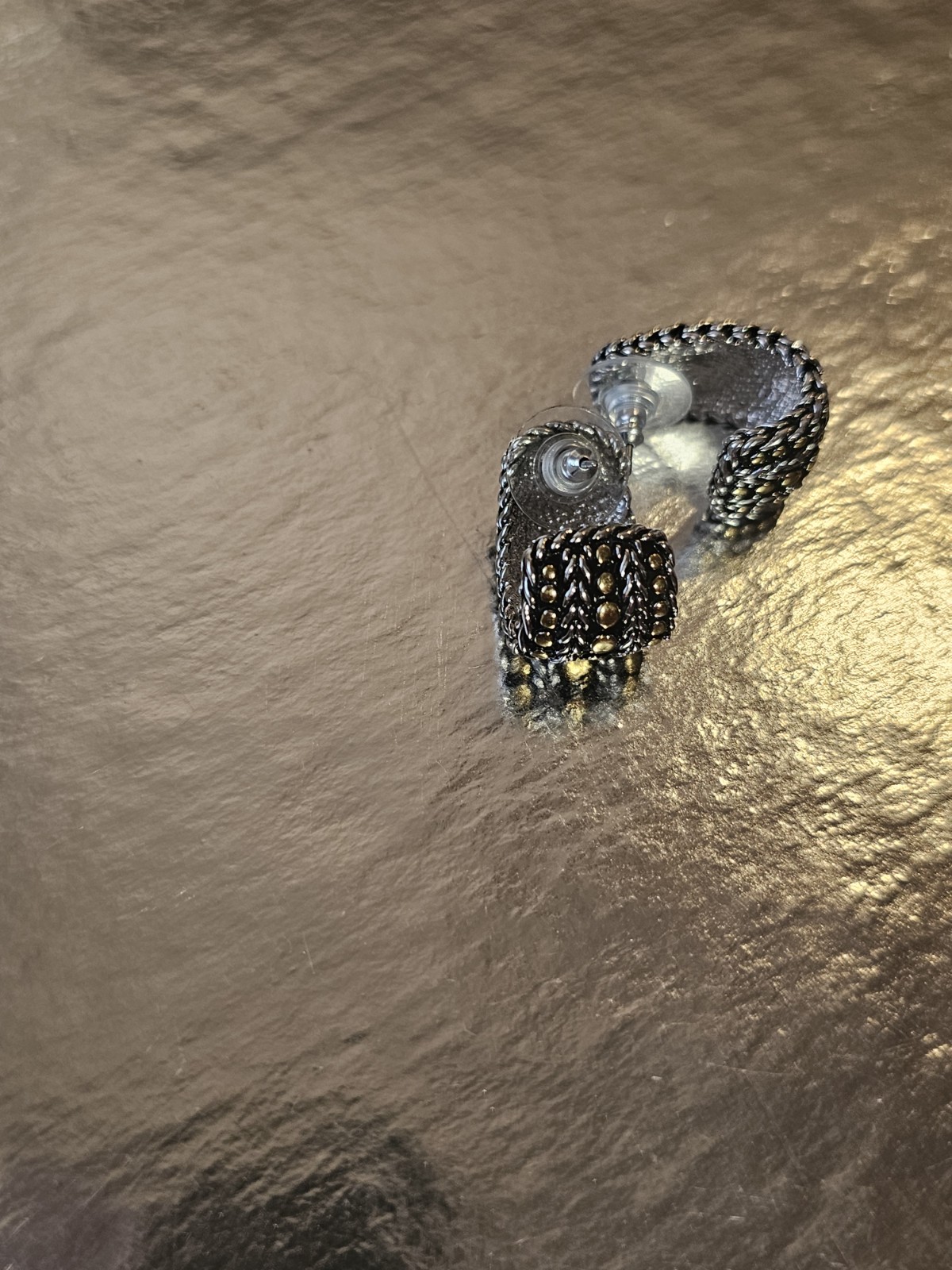 Jewels by Park Lane ENTOURAGE earrings in silver and gold