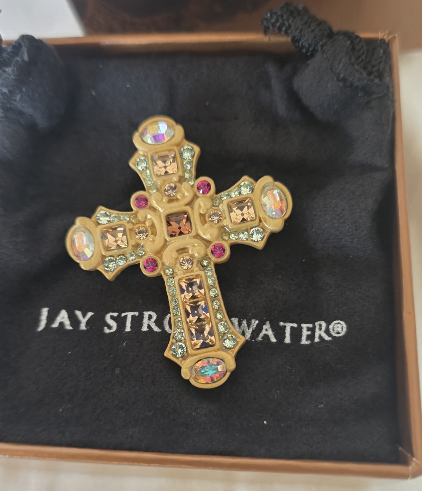 Jay Strongwater Cross Pin / Pendant
