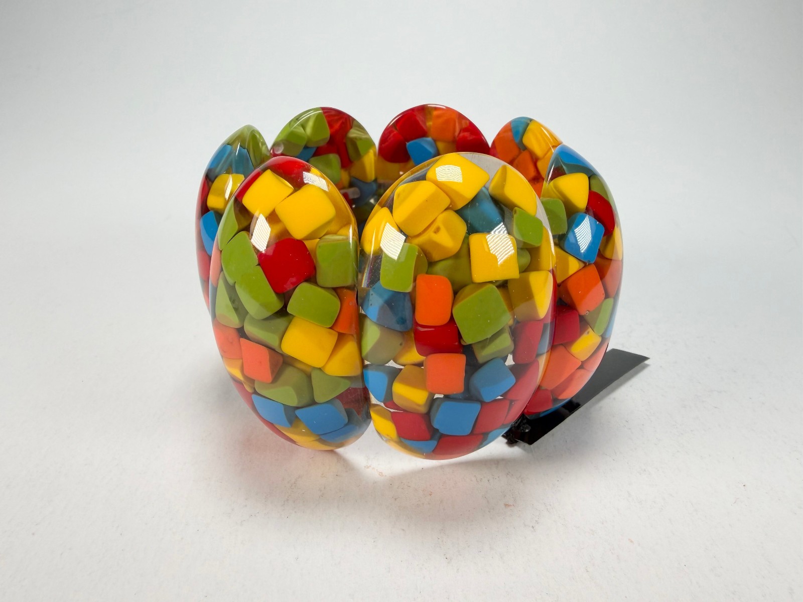 Marion Godart – Confetti “Sept Pièces” Summer Mix Elasticated Resin Bracelet