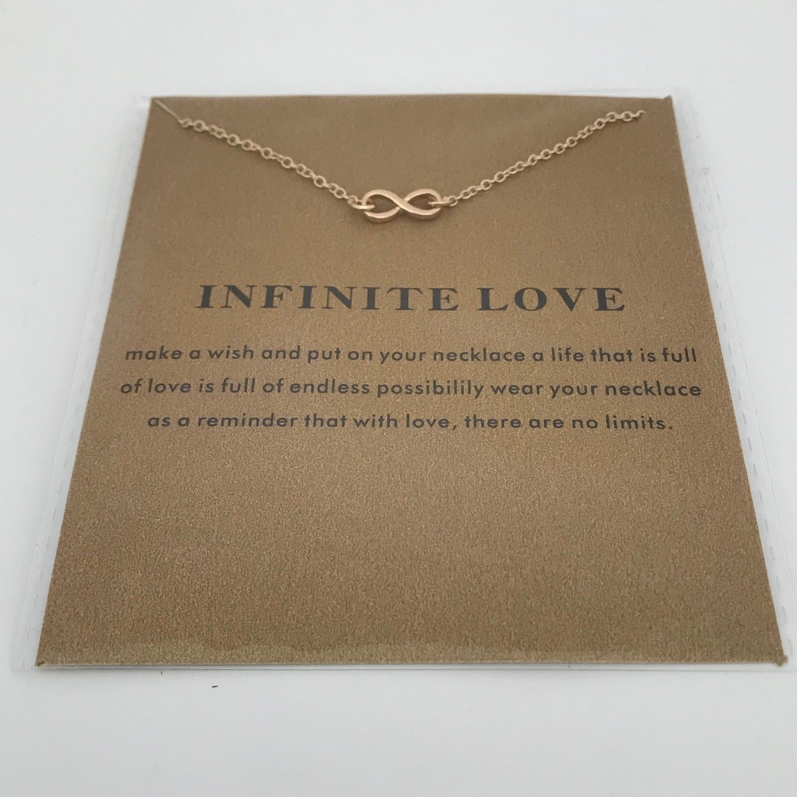 Gold Dipped Infinite Love Necklace perfect for any occasion dogeared