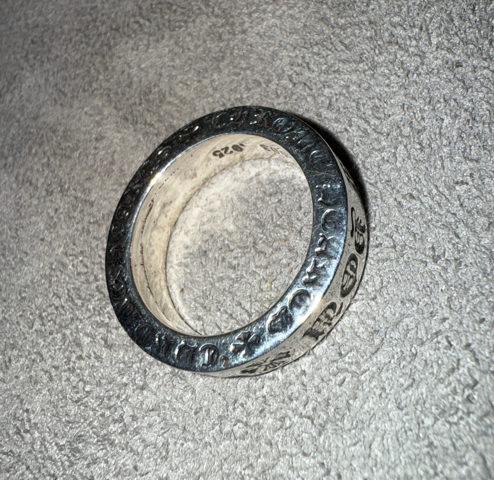 Chrome Hearts Fxxk You Spacer Ring 6mm 🔥 Best Price *Pre Owned* 2003 Size 9.5