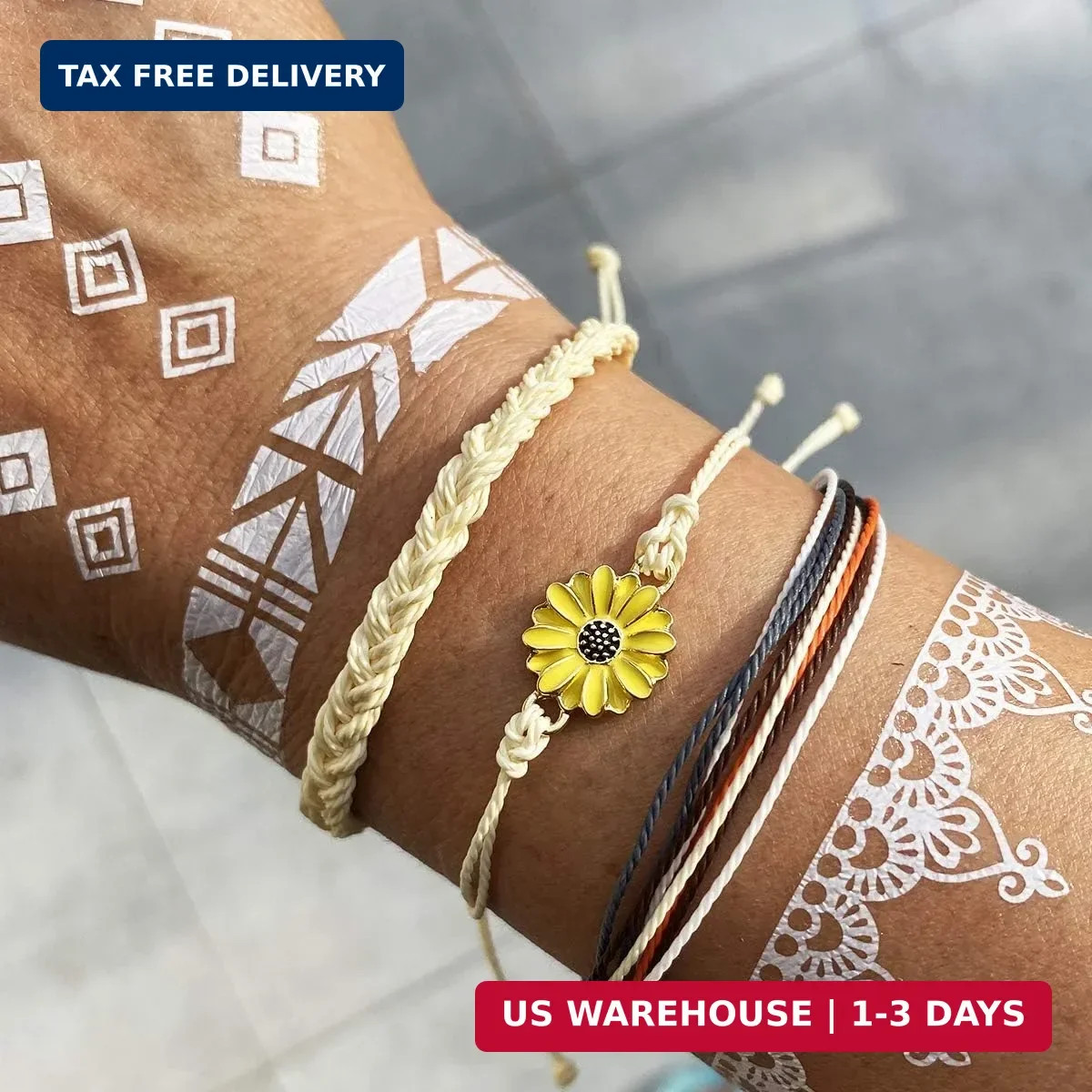 Summer String Anklet Bracelet Women Beachy Bracelets Fashion