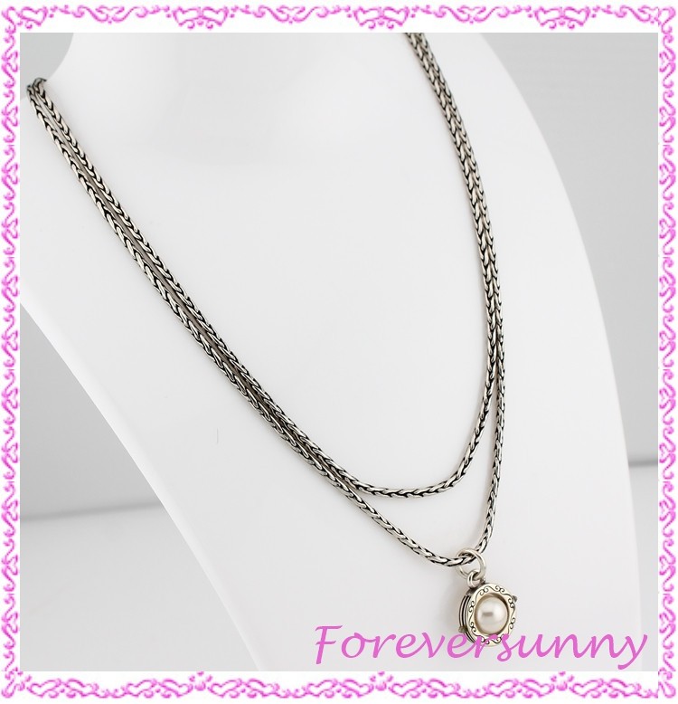 Brighton Wisdom Pearl Layered Retired Necklace