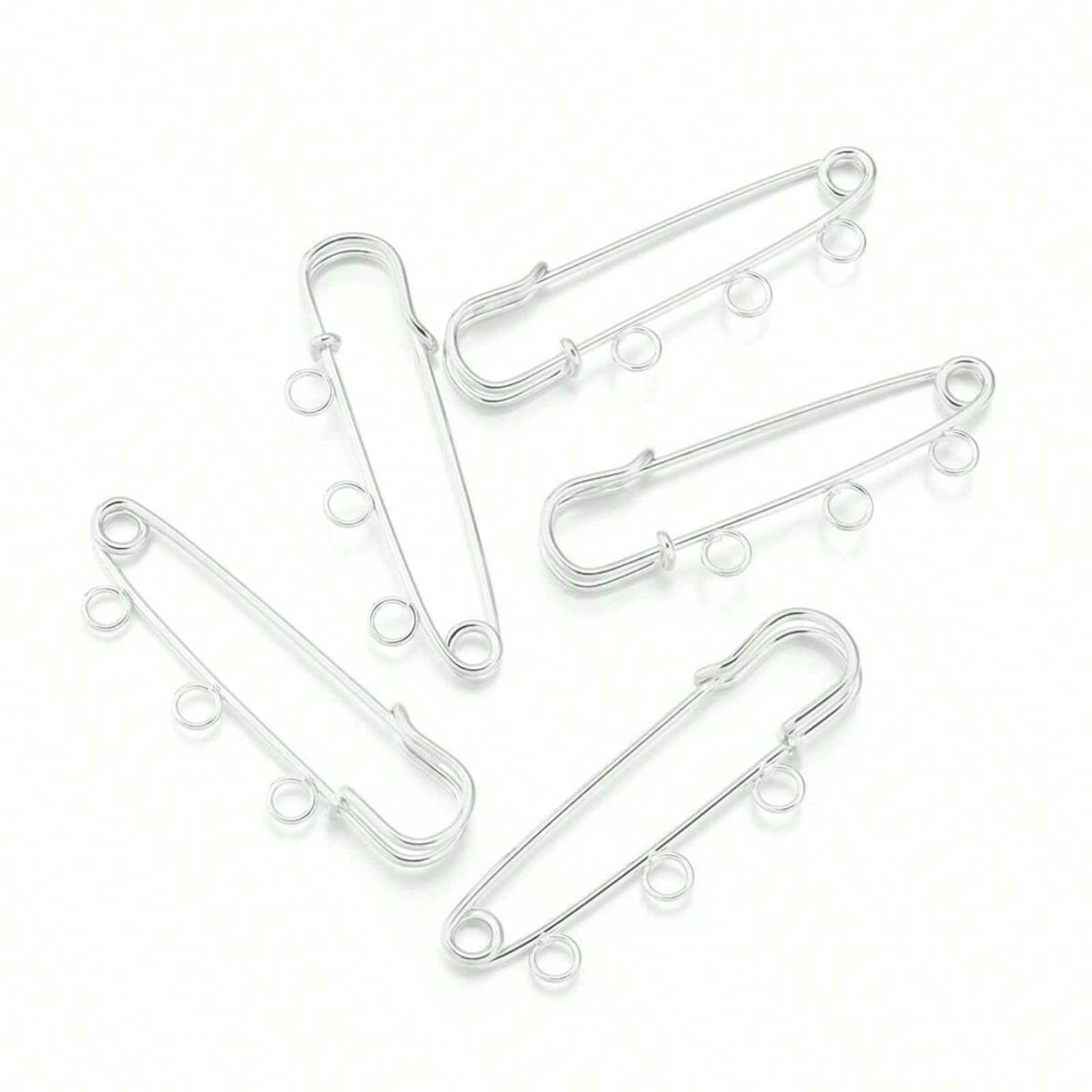 5PCS Kilt Pins 3 Loop Hole Extra-large Brooch Safety Pins TOP QUALITY Jewellery