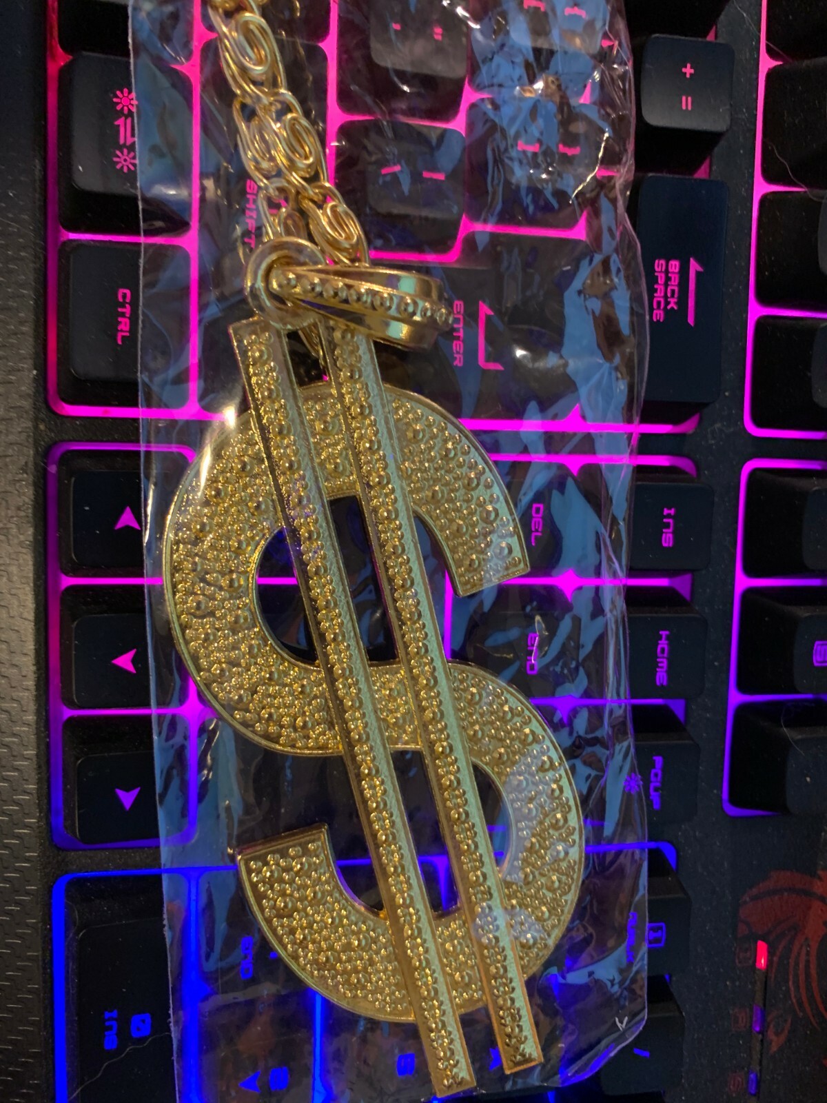 Jewelry, Dollar sign, metal large Fashion Jewelry brand, new in package