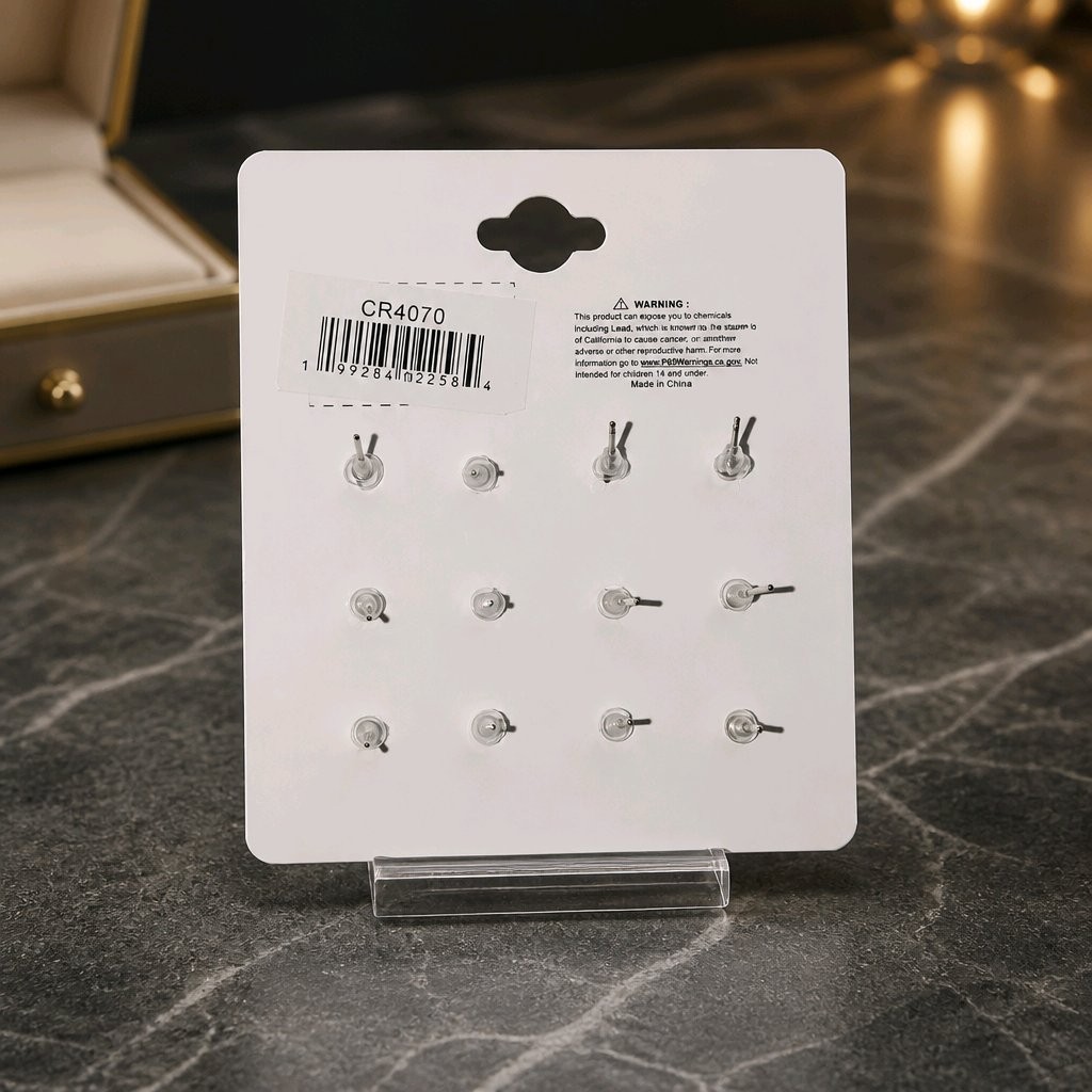 Spooky Halloween Earring Set 6 Pairs Cute Ghost Pumpkin Bat Witch Hat Studs NEW
