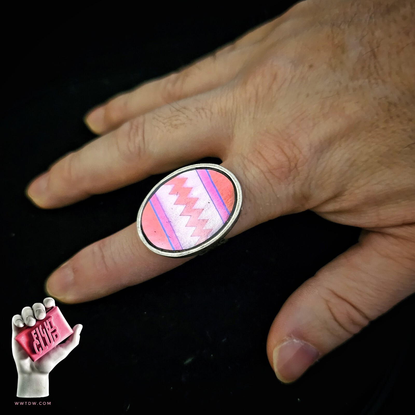 Fight Club – Tyler Durden’s Easter Egg Ring, Costume Vintage Limited Run WWTDW
