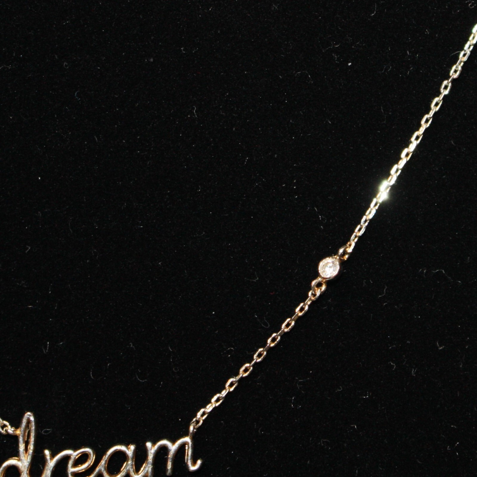 Loft Dream Letter & Crystal Bar Gold-tone Layered Necklace Set