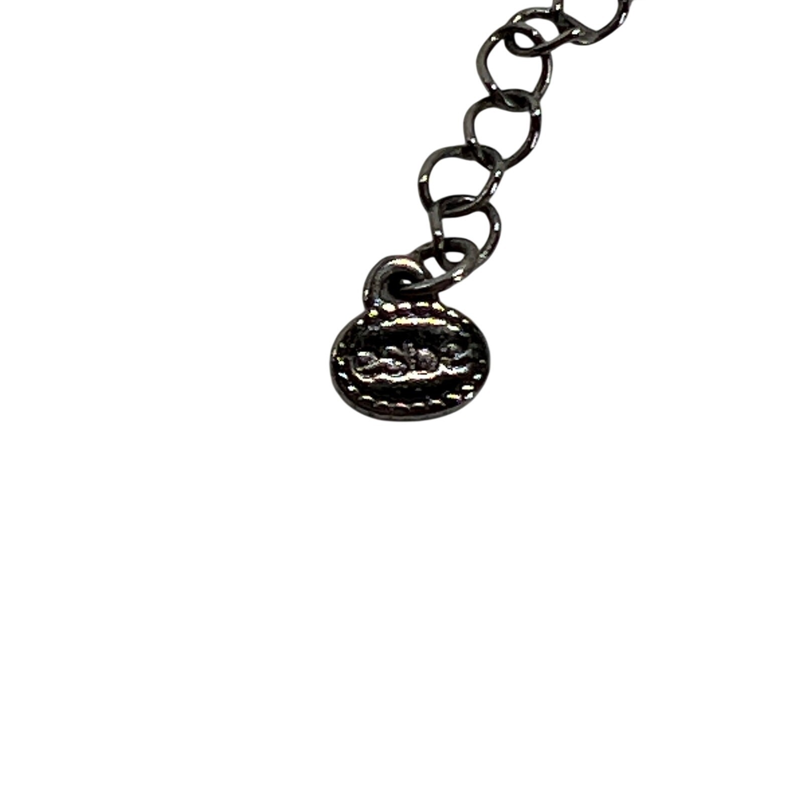 ESBE Beaded Necklace Womens Silver Tone Long Layered Chain Minimalist