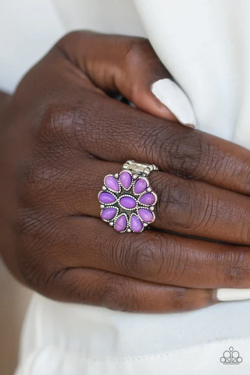 paparazzi purple flexible ring