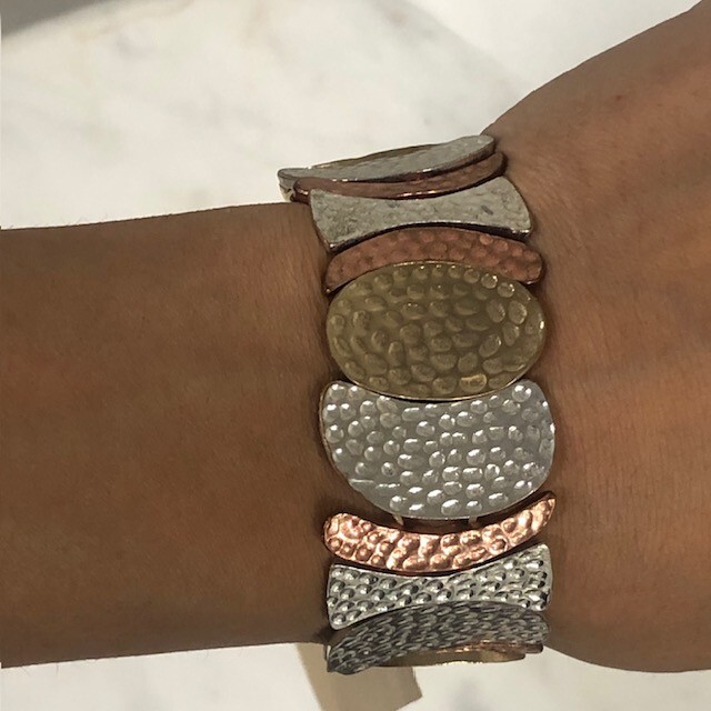 Shiny Stretchable Elastic Bracelet | Silver, Gold & Rose Gold | Fits All Wrist