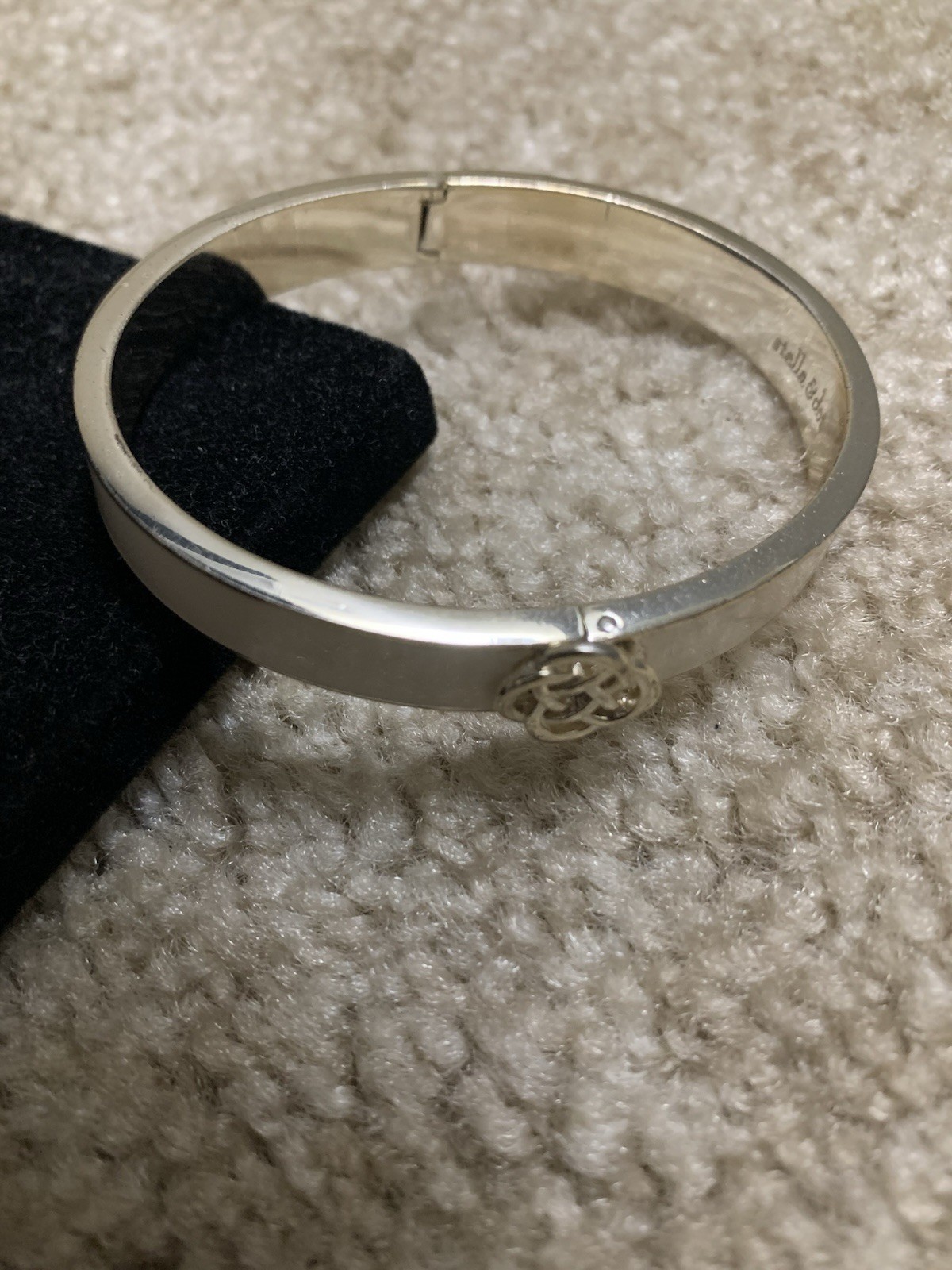 Stella & Dot White Push Lock Bracelet