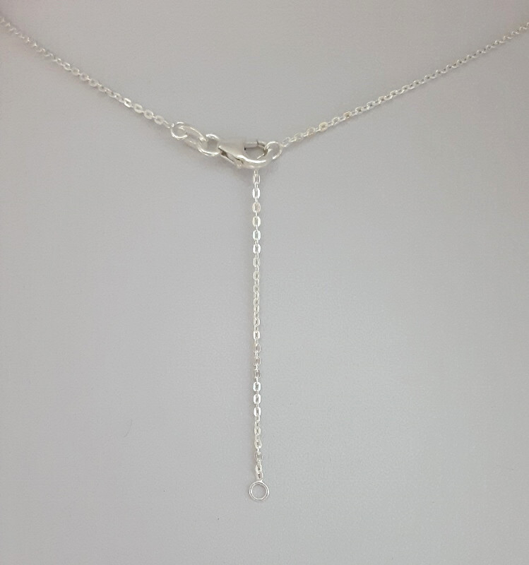 Rose Gold & 925 Sterling Silver 5 Interlocking Rings Necklace – 45cm + 5cm Ext