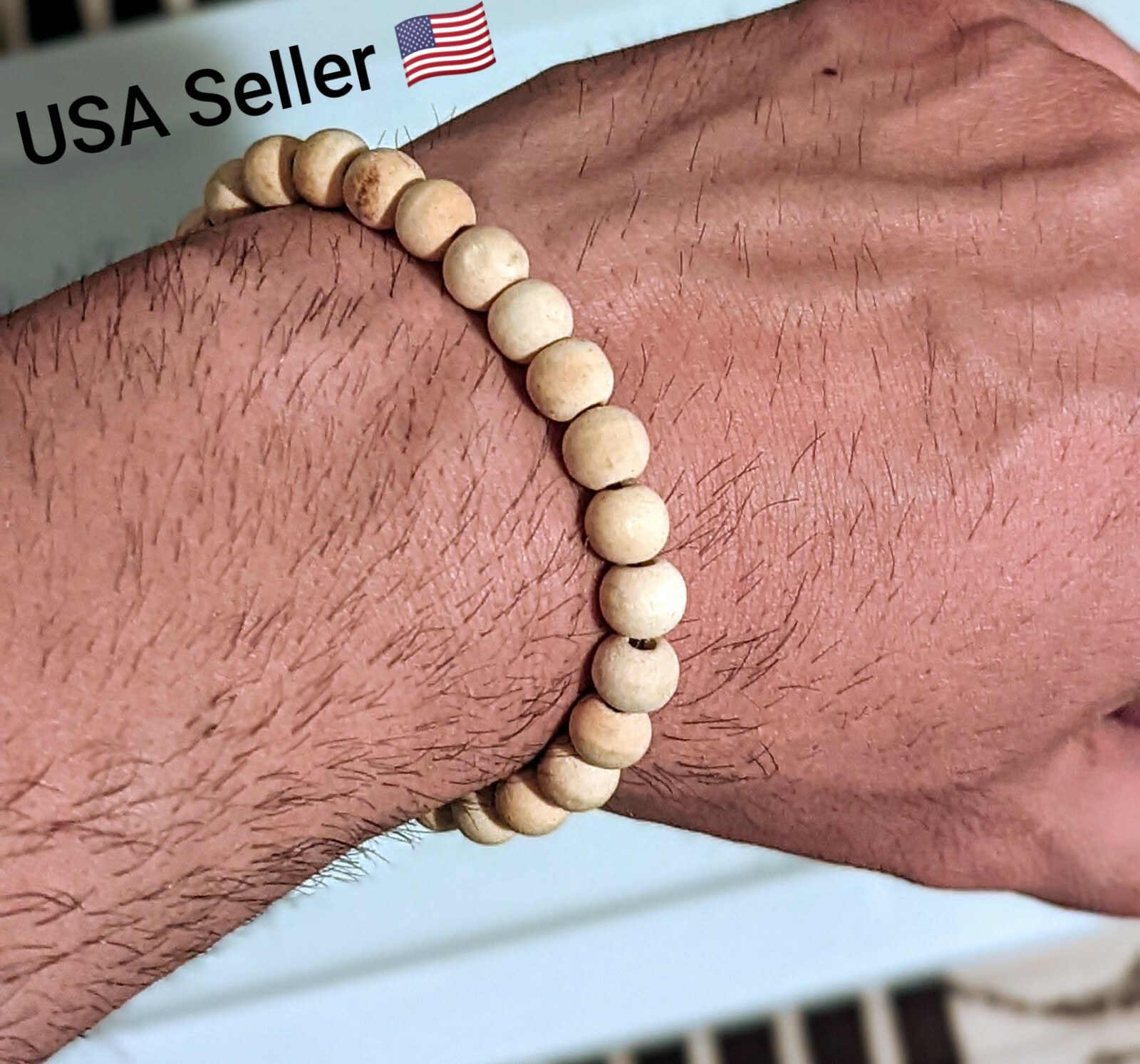 New Ethnic 8mm Charm Bracelets wooden bead stretch bracelet lap small beads Hand