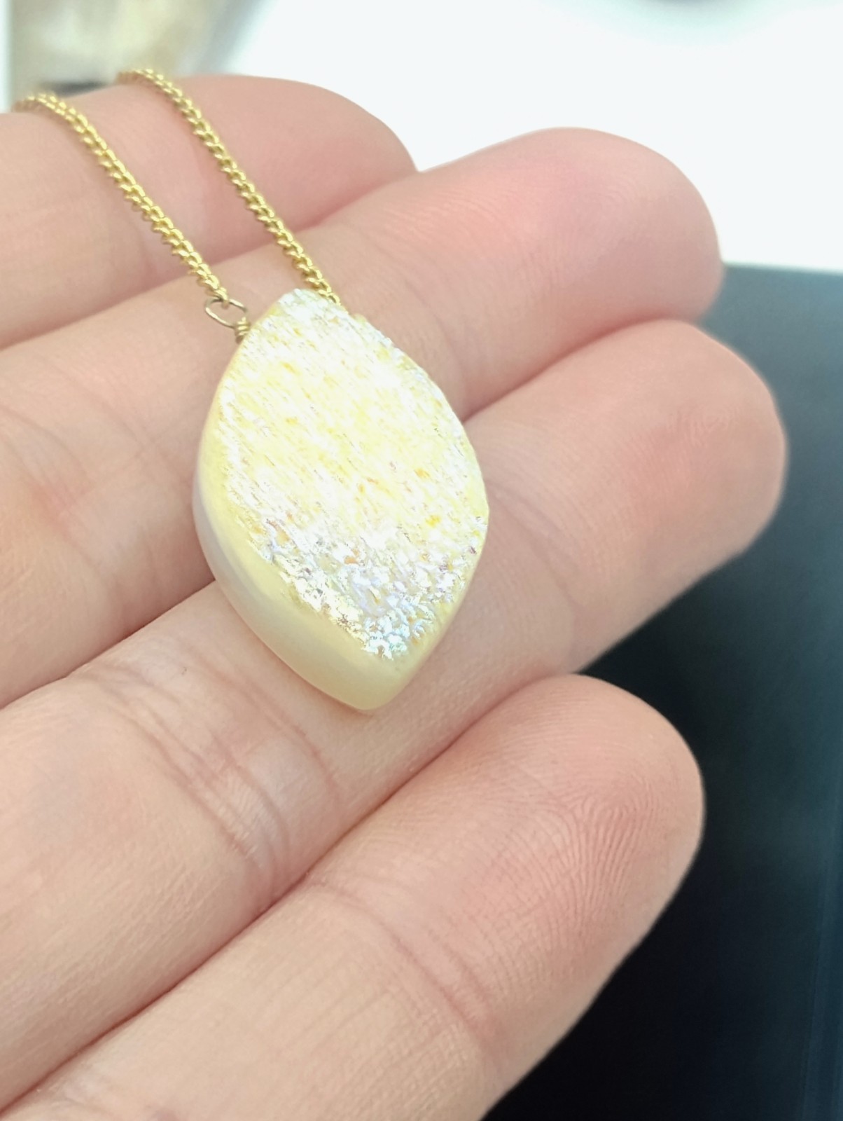 Luna Norte Druzy Pendant Necklace