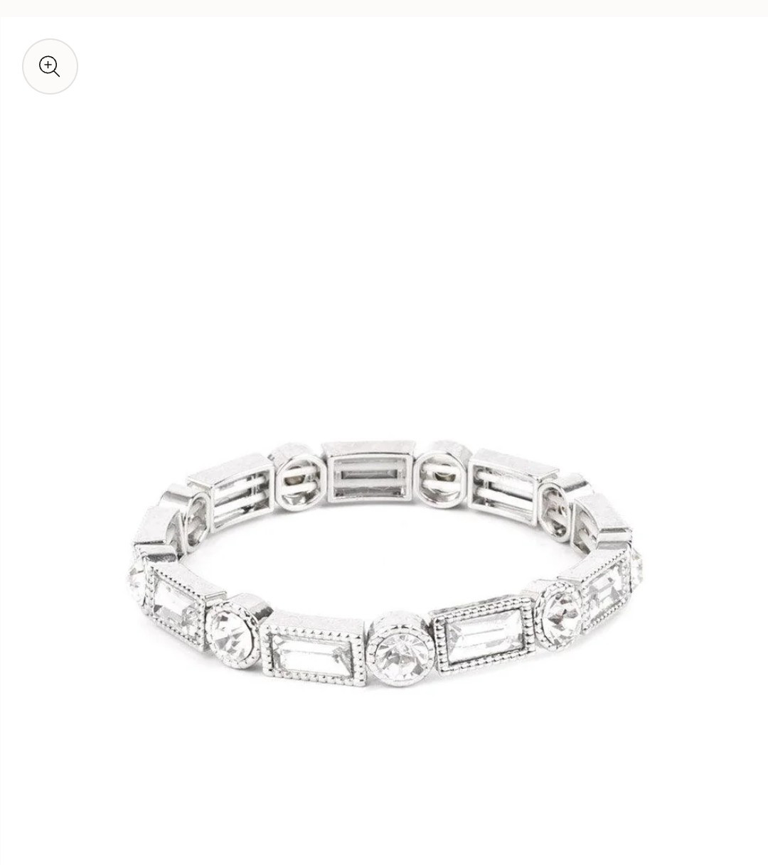 Classic Couture White Bracelet Paparazzi