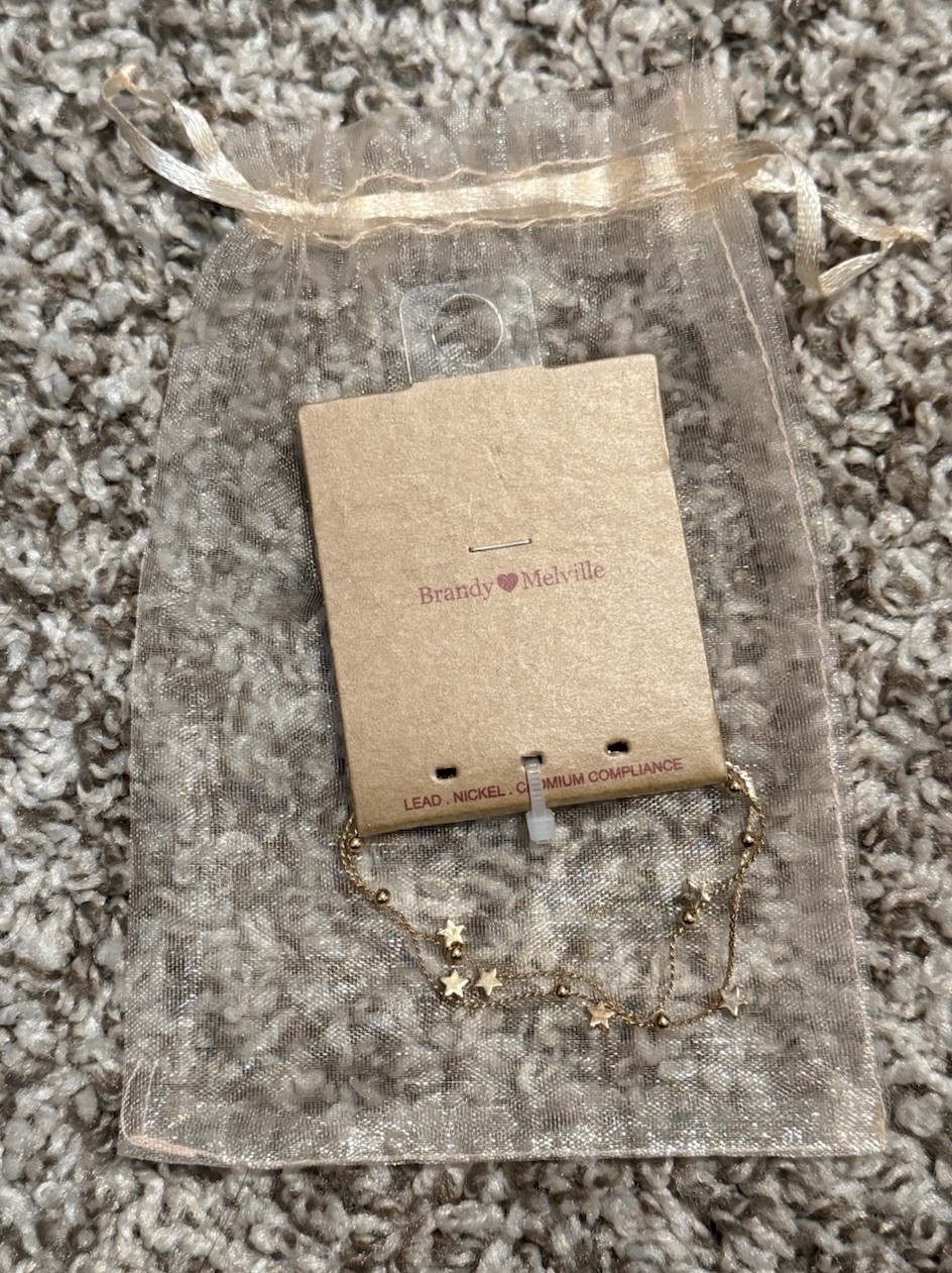 NWT | Brandy Melville Stars and Beads Bracelet || ⭐️