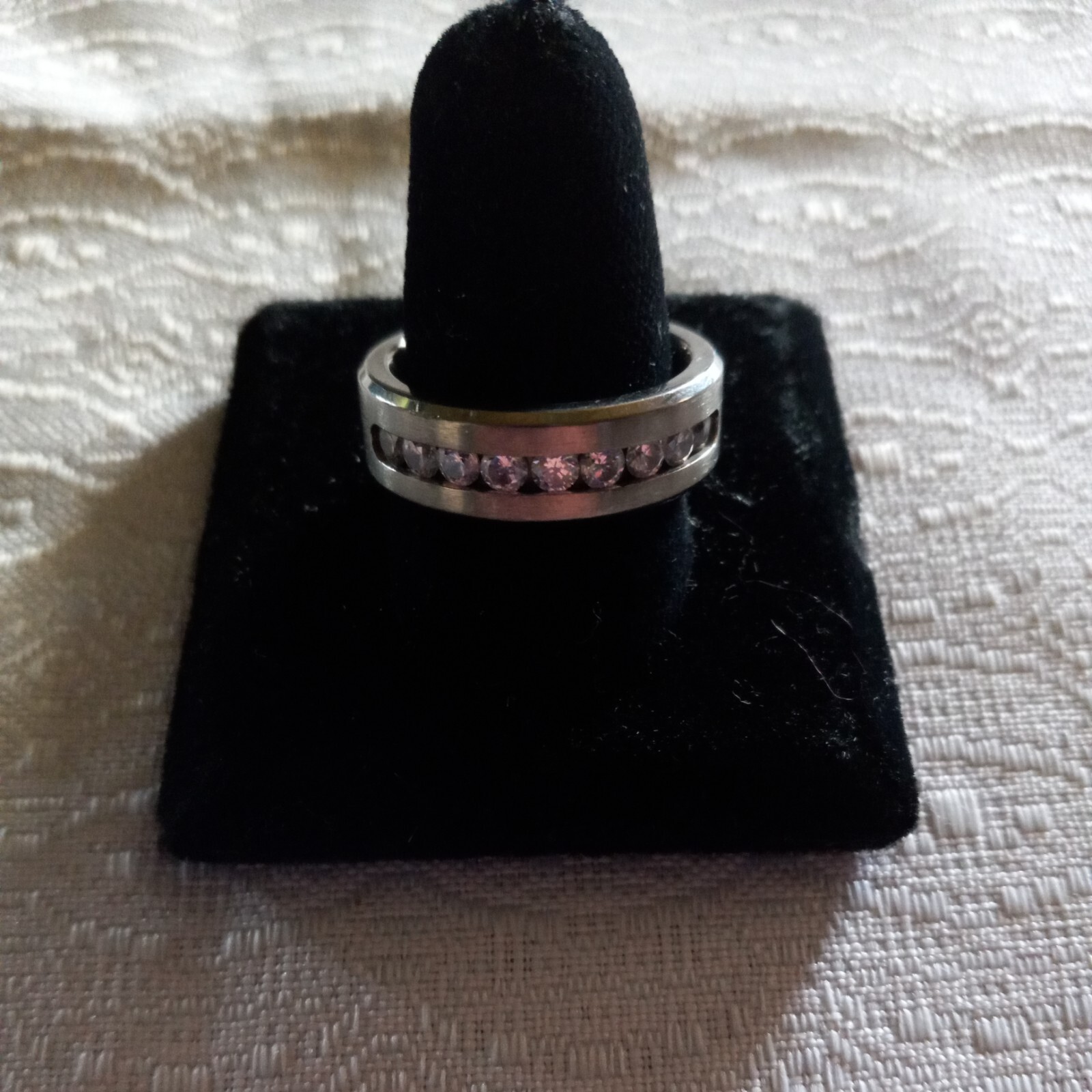 Metal Masters Titanium Ring With CZ’s