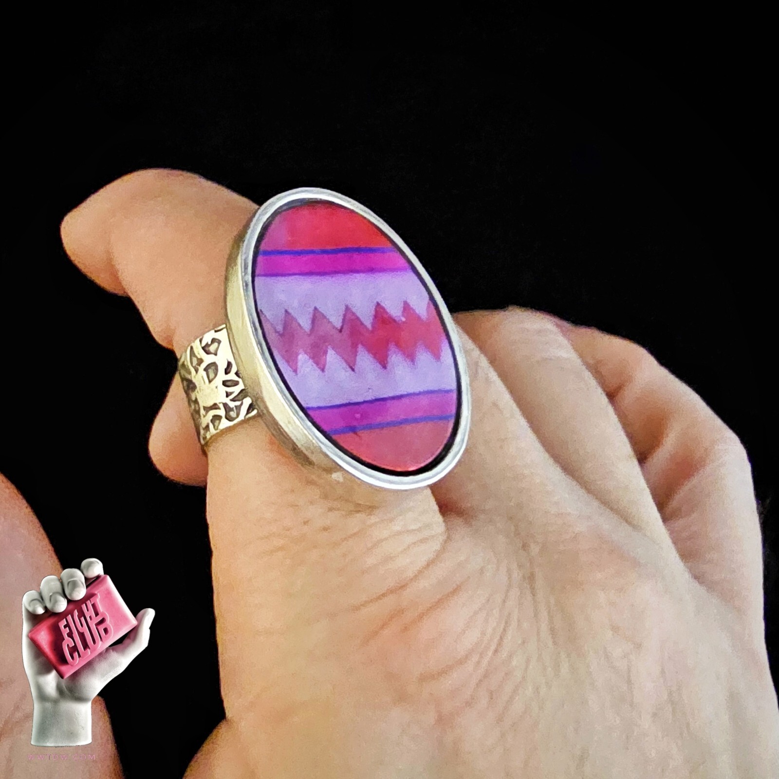 Fight Club – Tyler Durden’s Easter Egg Ring, Costume Vintage Limited Run WWTDW