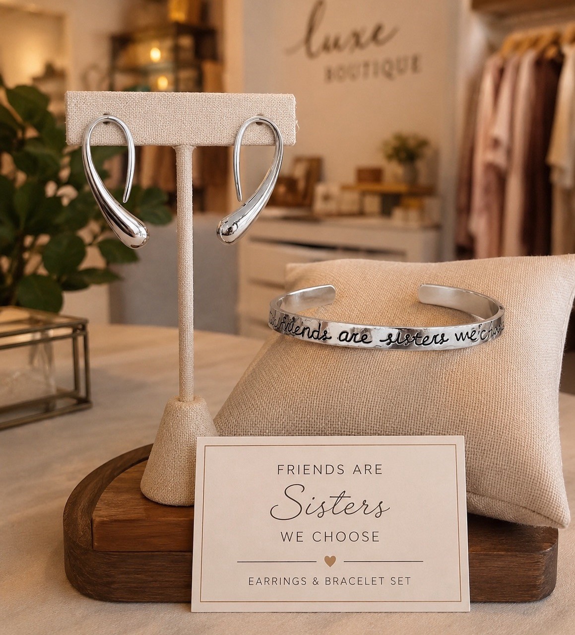 Engraved Silver Tone Metal Cuff Bangle Bracelet, Sizable, Less Than 8 in