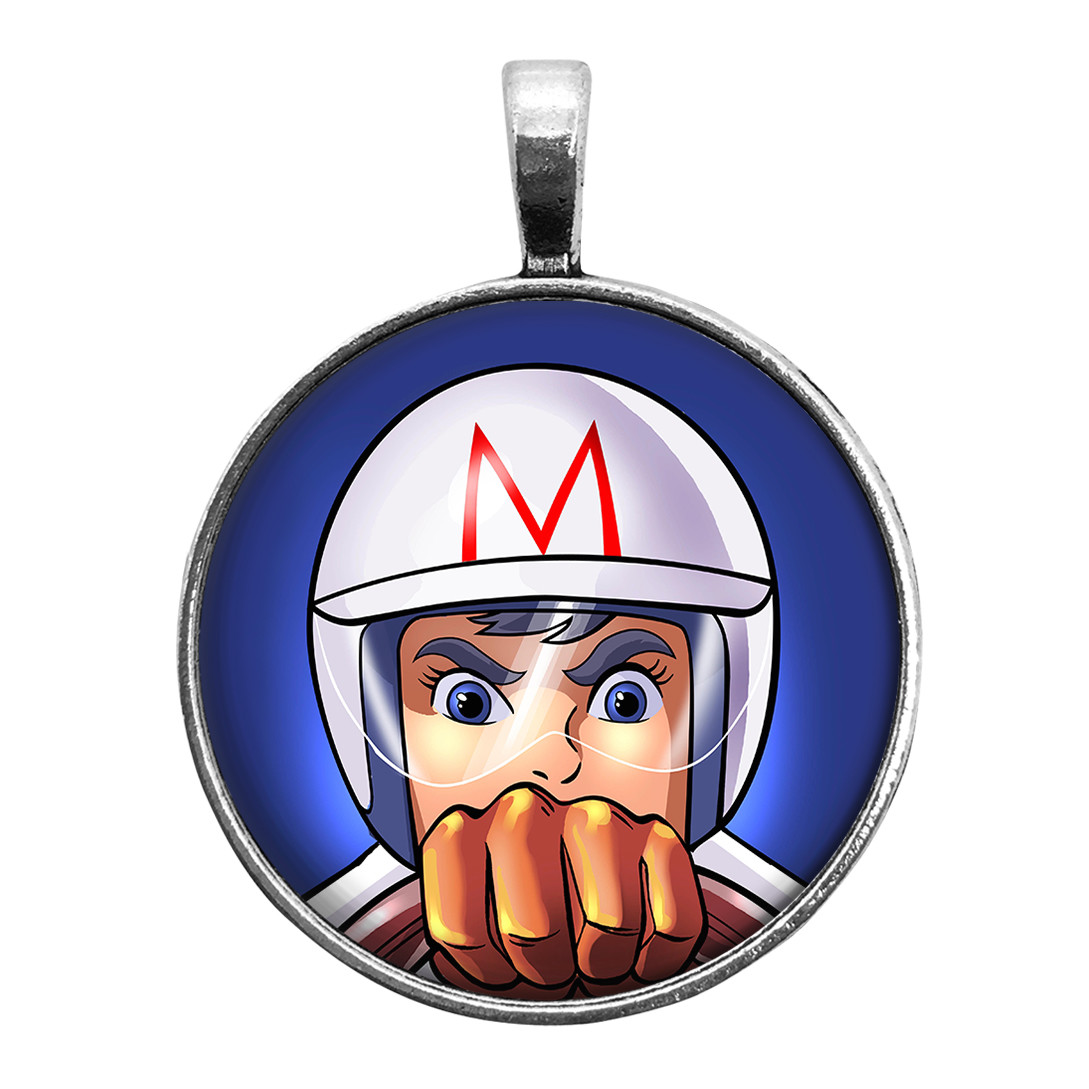 Speed Racer Key Ring Necklace Cufflink Tie Clip Ring Earrings Mach GoGoGo Mach 5