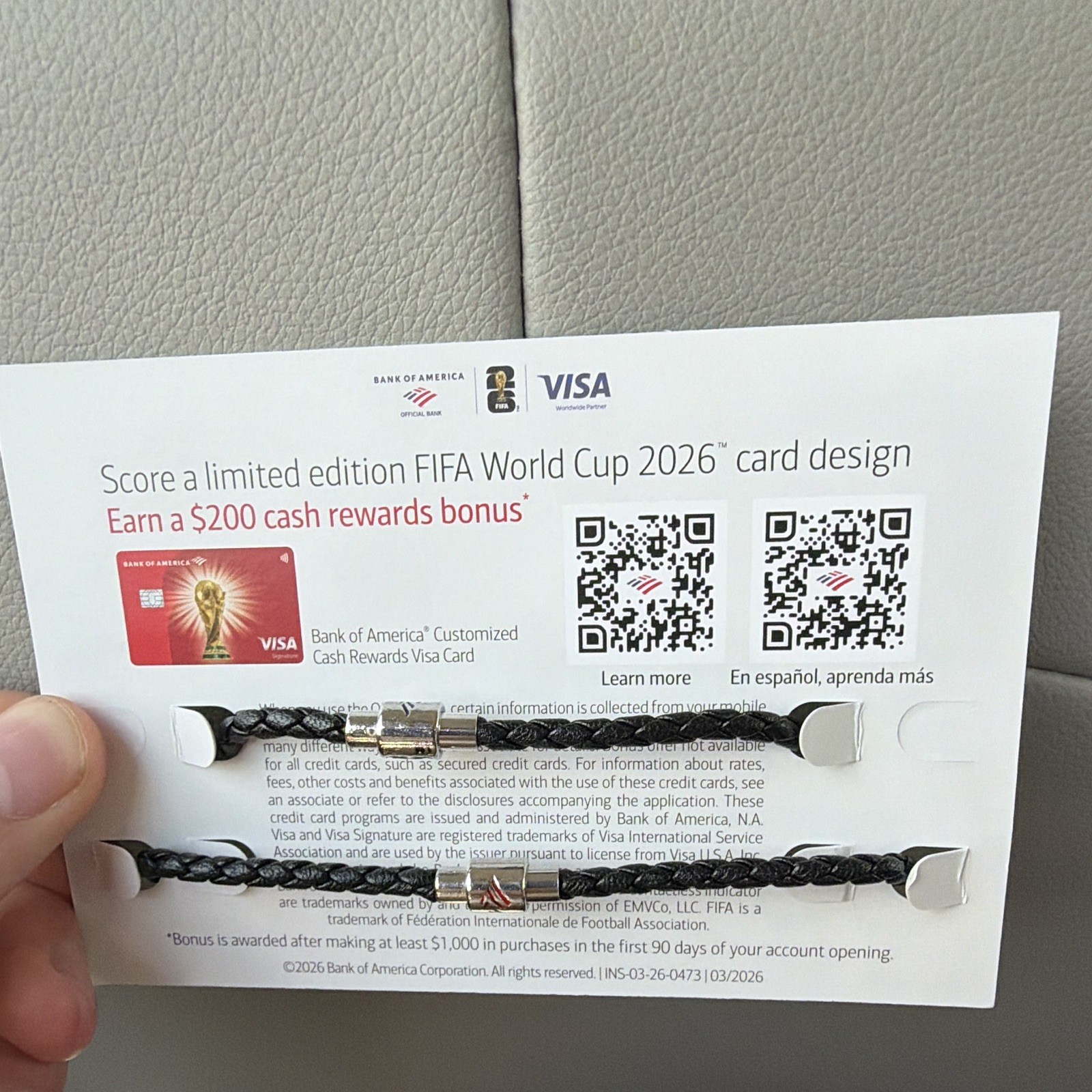 Kansas City Quarterfinal FIFA World Cup 26 Bank of America Bracelet Package