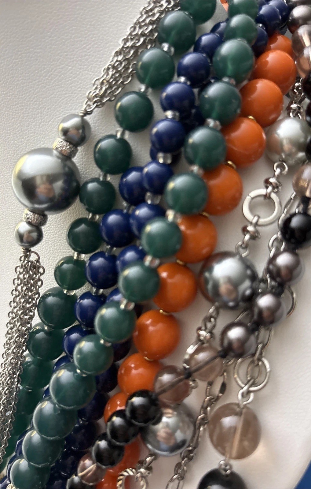 Talbots Necklace Chunky Beaded Lot of 7 Excellent Vintage Condition 1990s
