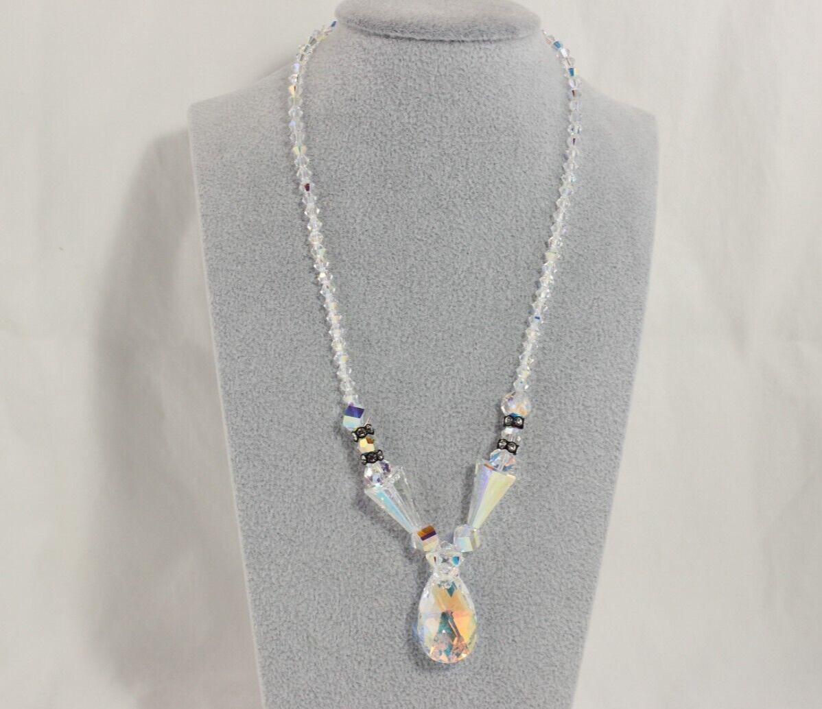 Made with Swarovski Elements AB Crystals Special Occasion Necklace