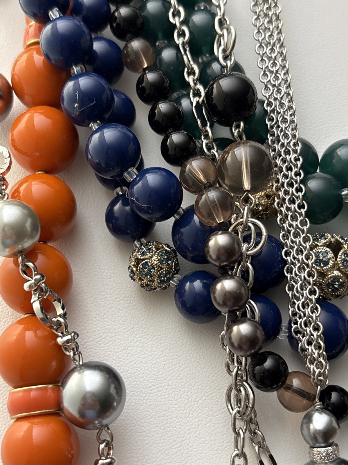 Talbots Necklace Chunky Beaded Lot of 7 Excellent Vintage Condition 1990s