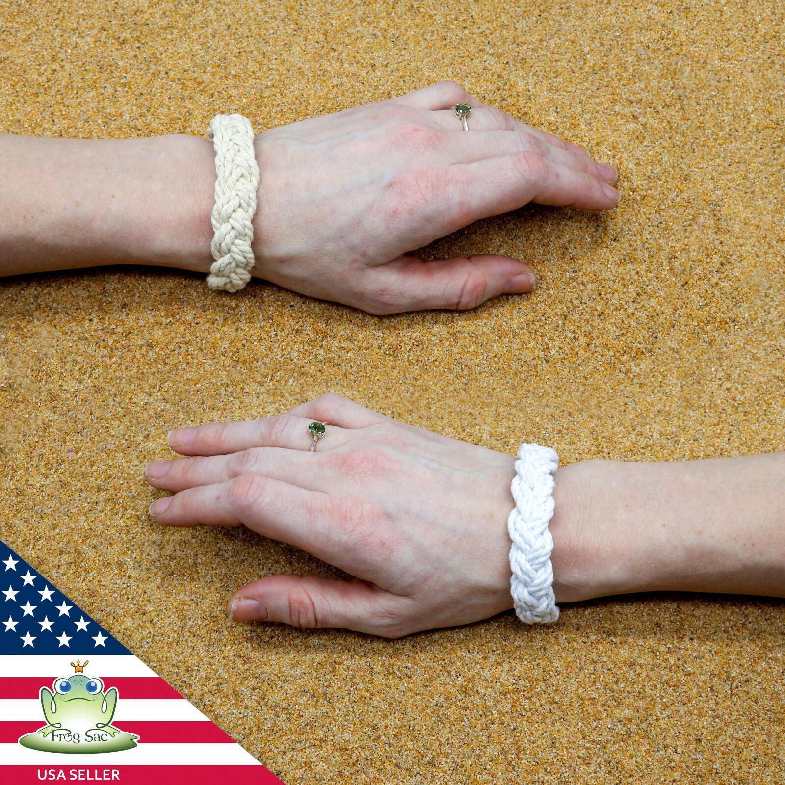 2 PCS Sailor Knot Bracelets, Nautical Knot Rope Bracelets