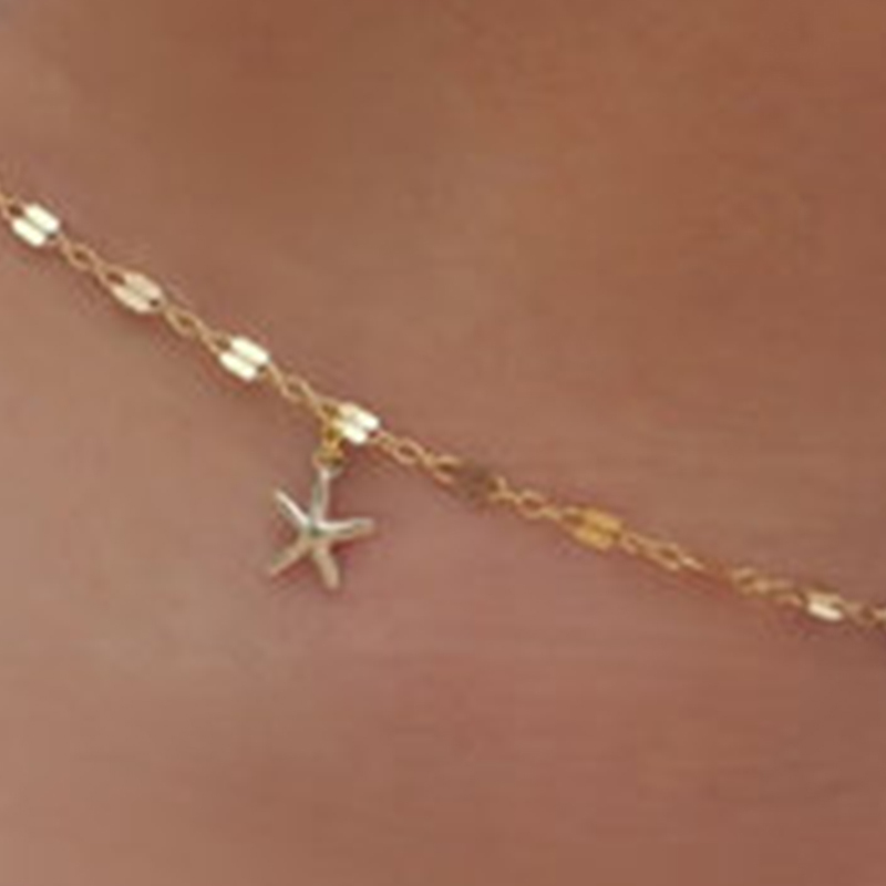 Women’s Fashion Jewelry Gold Plated Starfish Anklet Ankle Bracelet 1-11