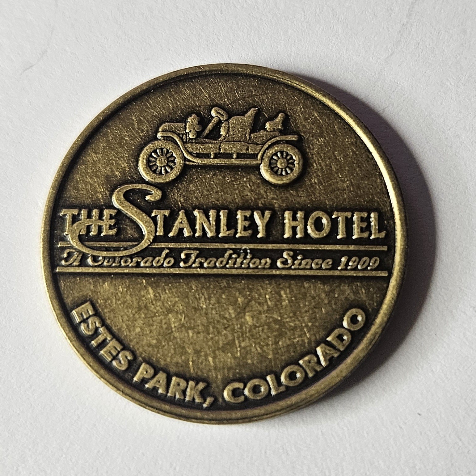 STANLEY HOTEL BRONZE COMMEMORATIVE TOKEN MEDAL