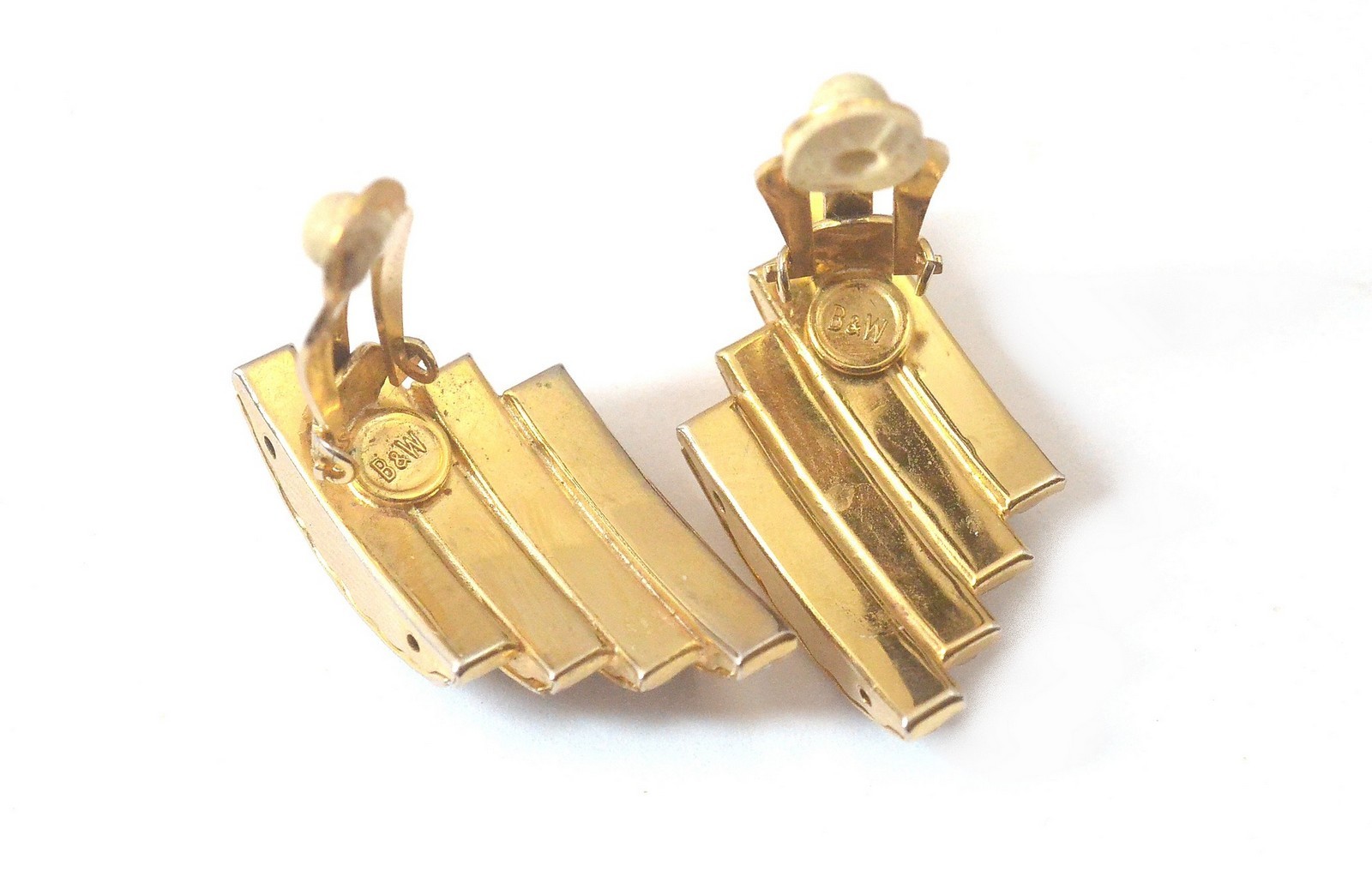 Vintage Butler And Wilson Crystal Clip On Earrings