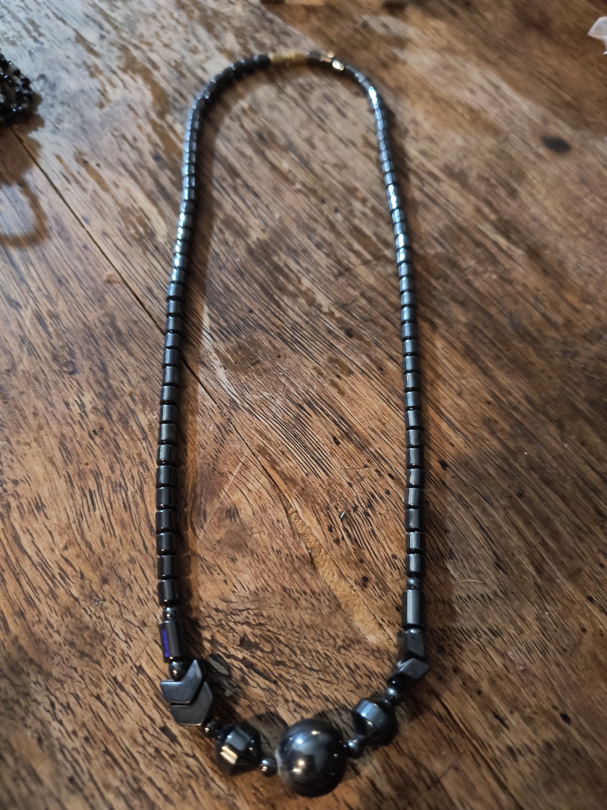 Rare Unisex Black Coral Necklace 17″ 31.5 Grams