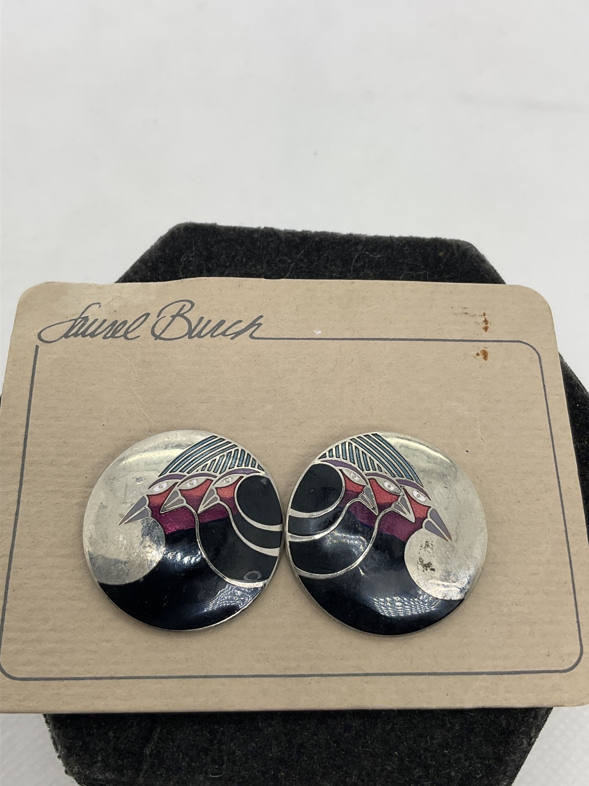 Laurel Burch “Celestial Birds” Post Earrings