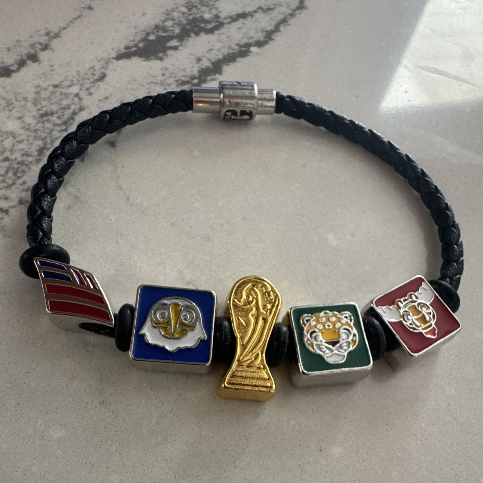 World Cup Bank of America charm bracelet – from Quarterfinal game 7/10/26 in LA