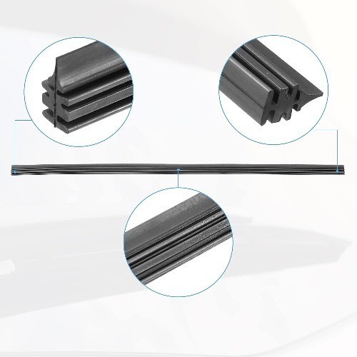 Universal 14″ 6×10.6mm Boneless Wiper Blade Refill Strips for Car Size: 14inch