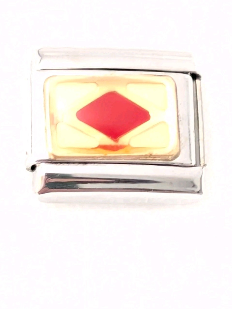 Authentic Nomination Nautical Flag Letter “F” Italian Charm Classic 9mm A240