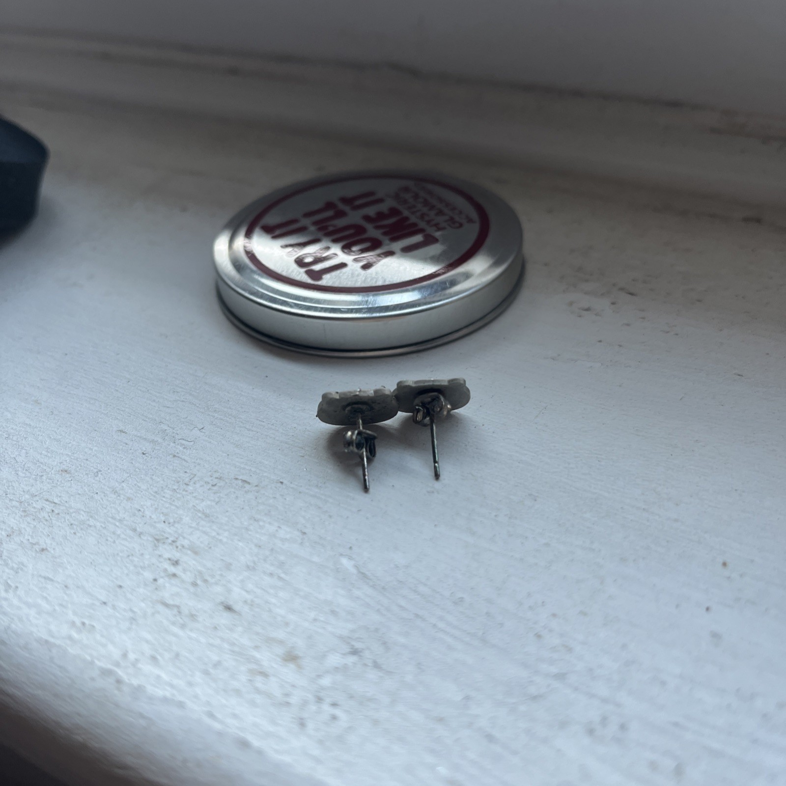Vintage HYSTERIC GLAMOUR JAPAN silver colour chipmunk cute earrings