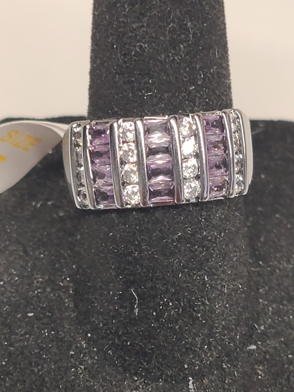 Bomb Party You Deserve It All Size 7 Alexandrite CZ On Hematite RG77129￼